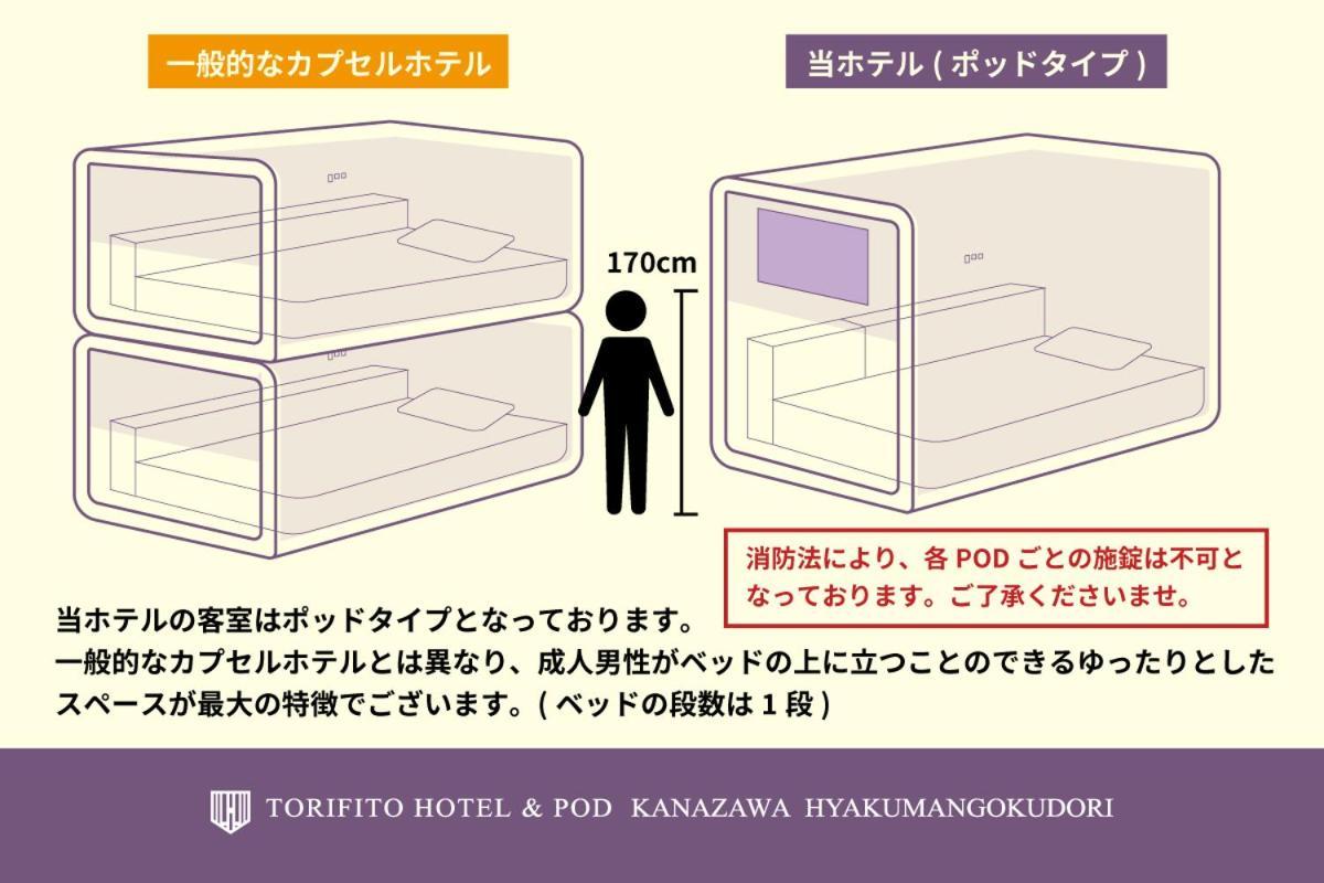 Torifito Hotel & Pod Kanazawa Exterior photo